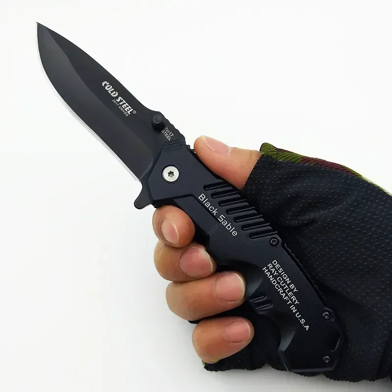 High Hardness Folding Knife Tactical Survival Knife Outdoor Self-defense Knife Hiking Hunting Pocket Knife Camping EDC Tool