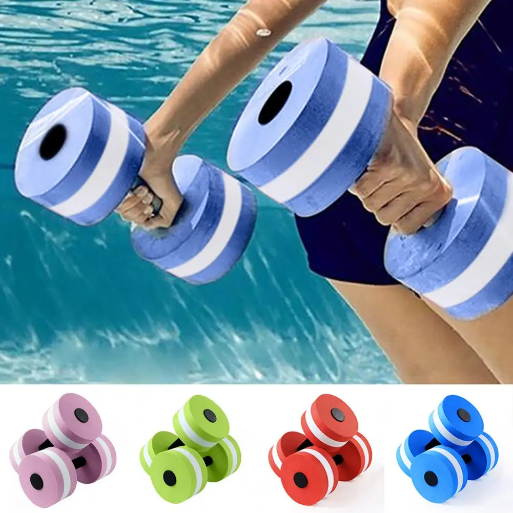 Mancuerna Non-Slip Solid Colorfast Water Resistance Dumbbells for Water Exercise