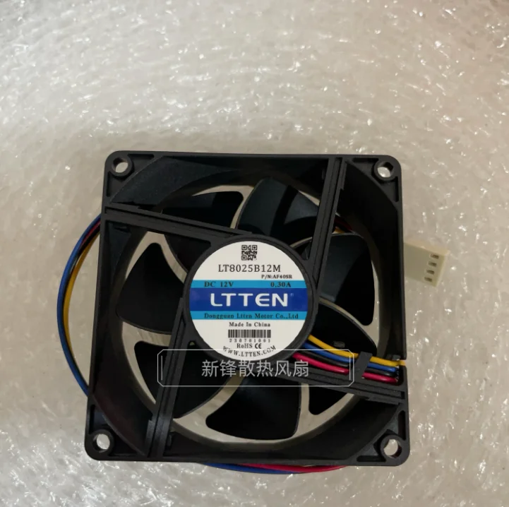 

LTTEN LT8025B12M DC 12 В 0,30 А 80x80x25 мм 4-проводной охлаждающий вентилятор для сервера