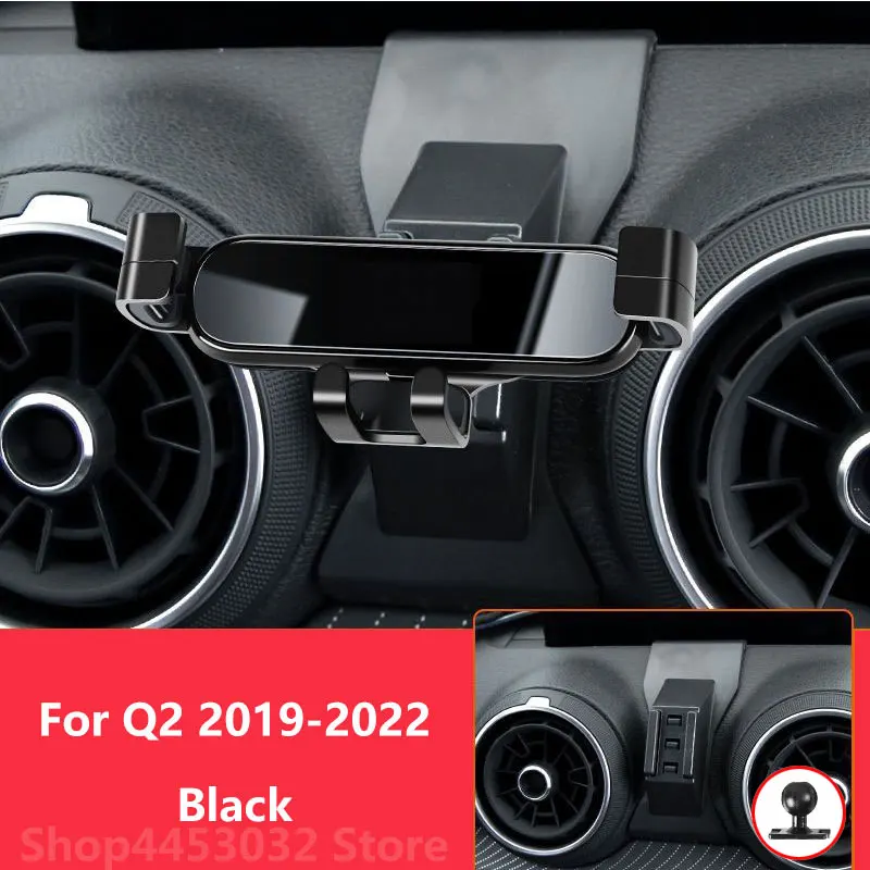 

Автомобильный держатель для телефона с креплением для Audi Q2 2019-2022 гравитационный Кронштейн Поддержка GPS с прочным базовым аксессуаром