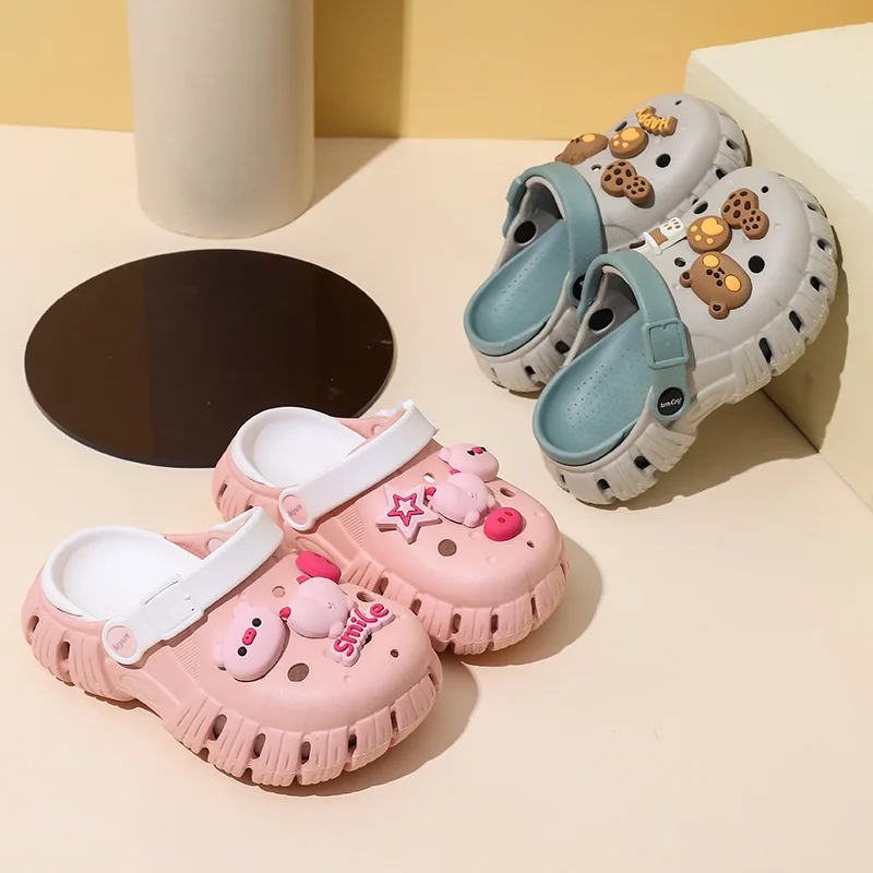 

Children's EVA cogs summer cartoon cute clogs little girls boys sandals indoor outdoor slippers soft soles beach shoes kids shoe