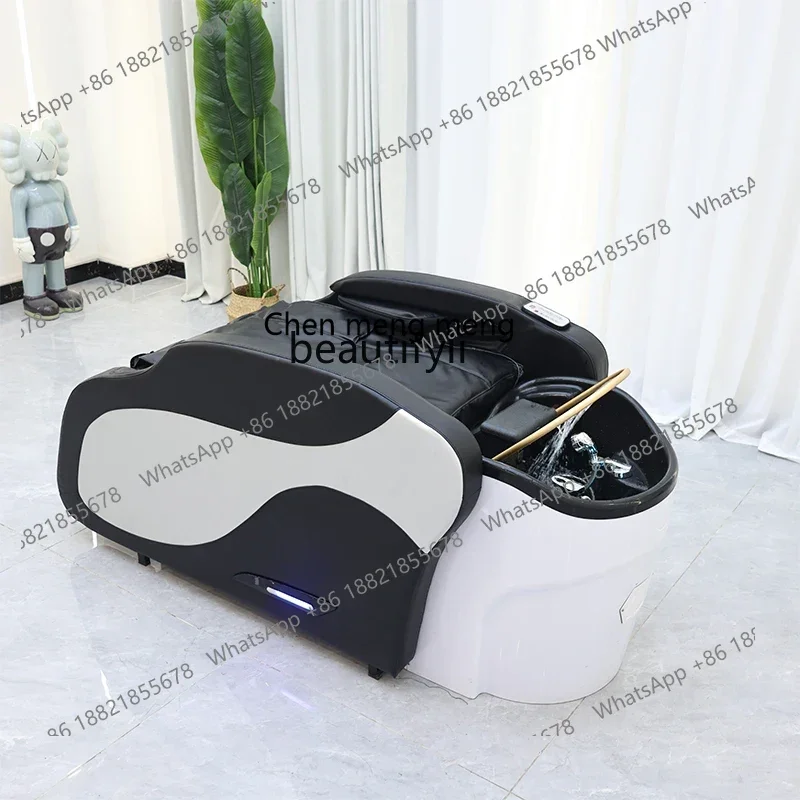 Automatic intelligent massage shampoo bed Electric shampoo bed Barber shop Multifunctional head treatment bed5556