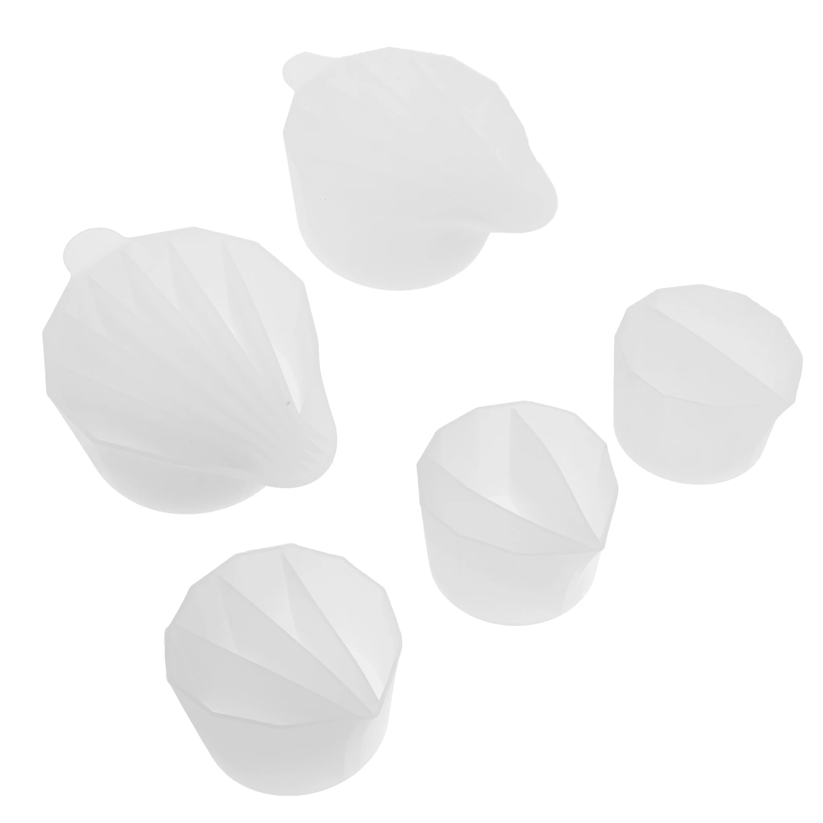 

5Pcs Silicone Molds for Epoxy Resin Color Mixing Cups Pigment Art Supplies Watercolor Paint Measuring Jewelry Making