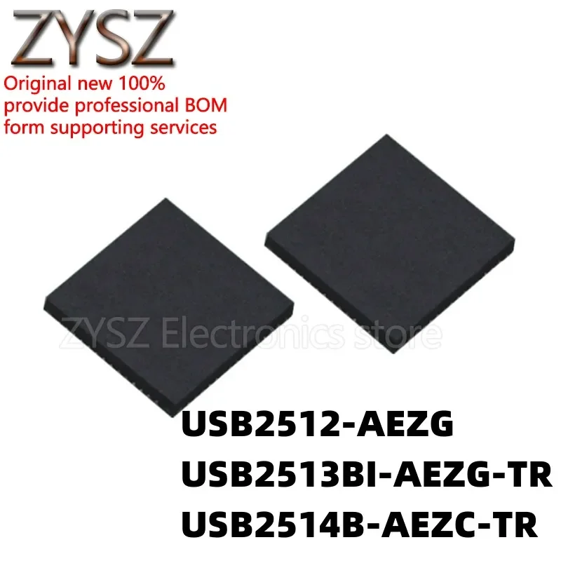 5PCS USB2512-AEZG USB2513BI-AEZG-TR USB2514B-AEZC-TR QFN