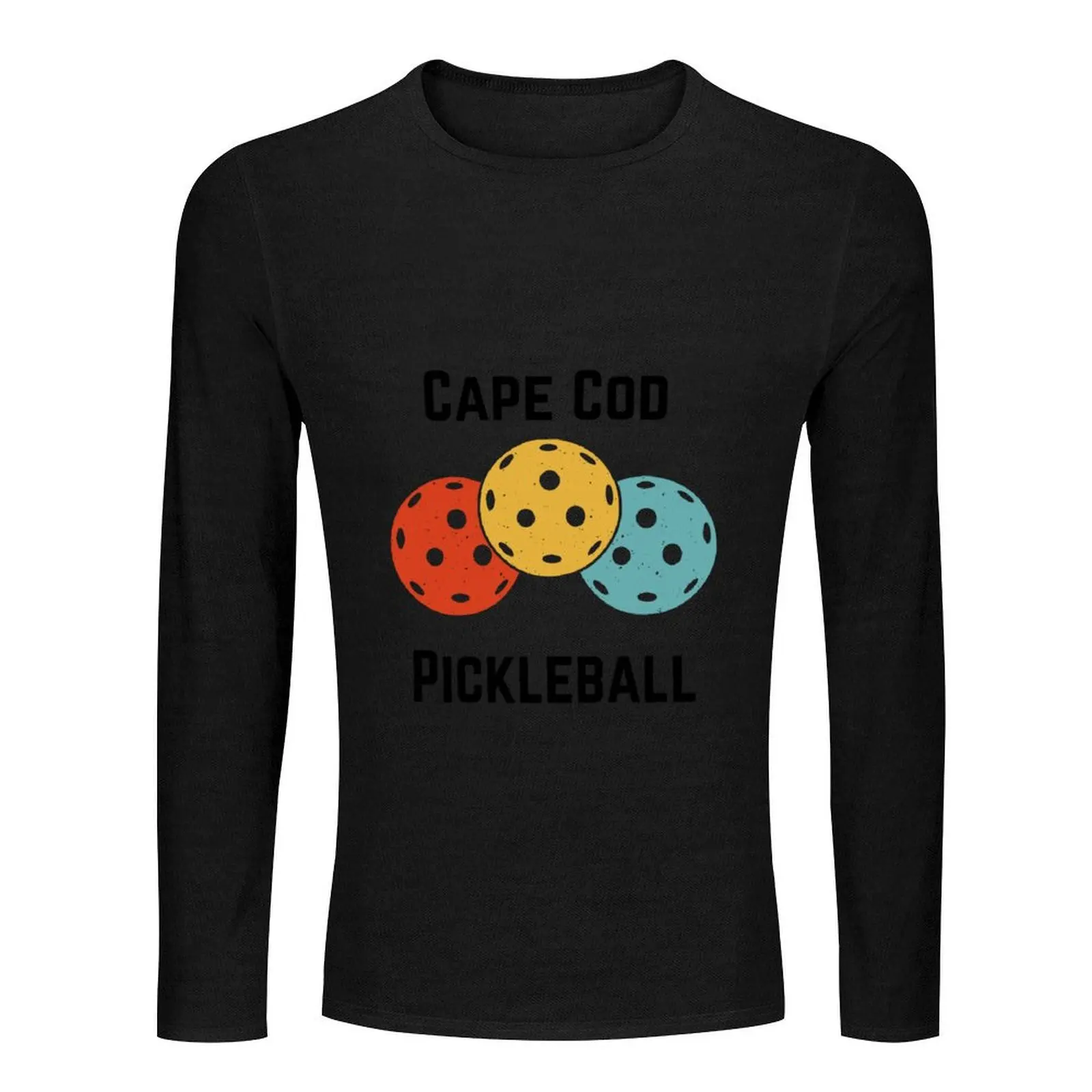 Cape Cod Pickleball - The hottest game on the Cape! Long T-Shirt quick drying shirt mens t shirts casual stylish