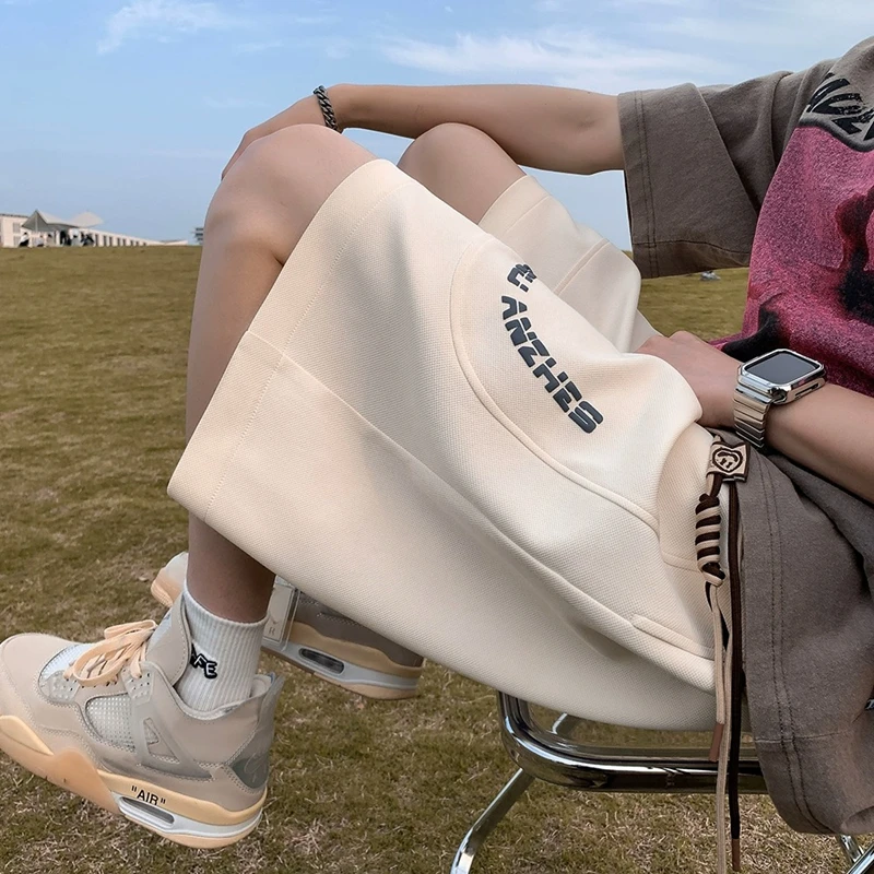 

Американские спортивные баскетбольные шорты для мужчин, летние, свободного кроя, больших размеров, модные, брендовые, повседневные, для бега, бриджи, молодежные, для активного отдыха