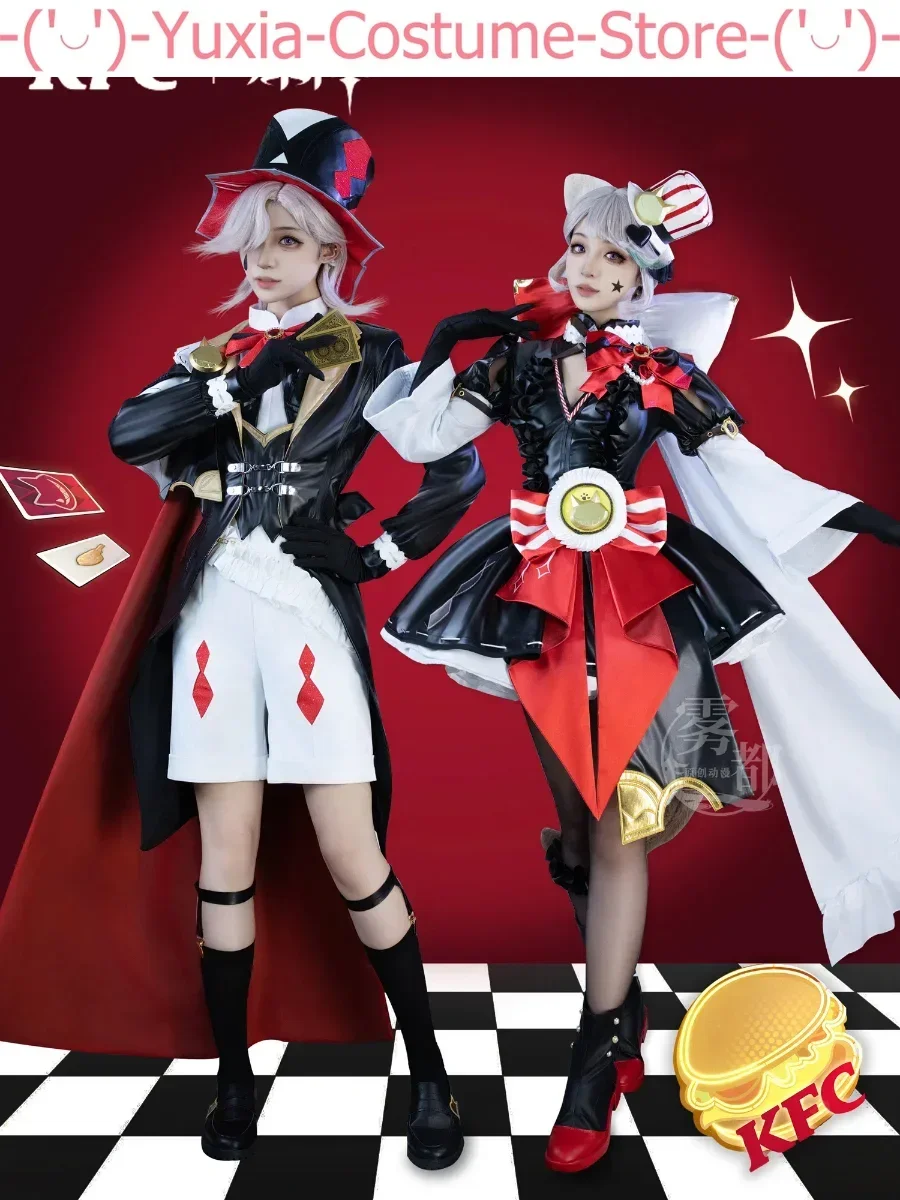 Genshin Impact Lynette Lyney Cosplay Costume Cos Game Anime Party Uniform Hallowen Play Role Clothes Clothing New