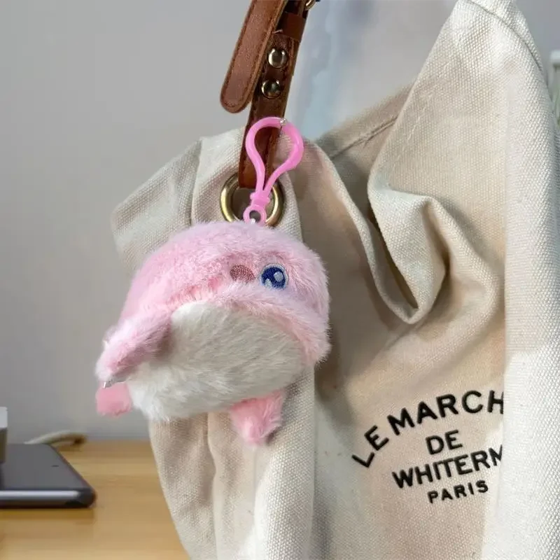 

Captivating Plush Whale Marine Animal Doll, Keychain, Backpack Trinket, Bag Charm