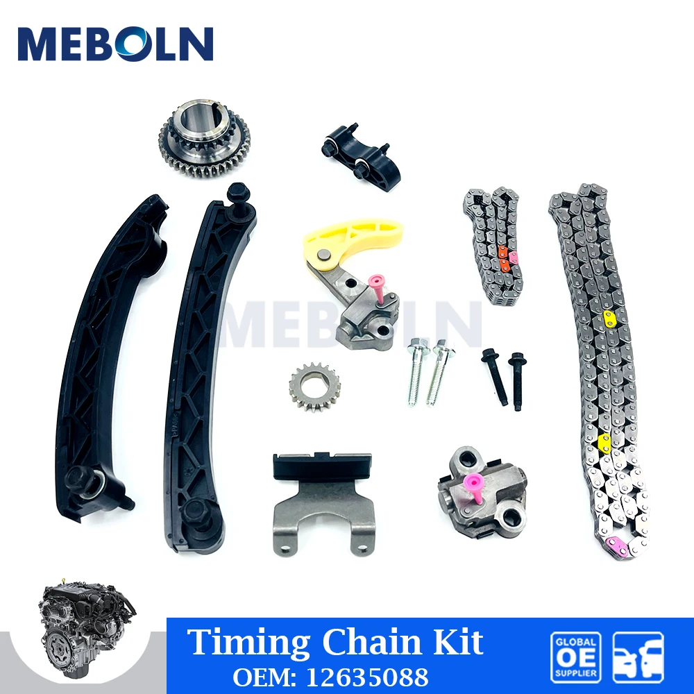 

10 PCS/Set Engine Timing Chain Kit For Buick Envision 2.0T Auto Car Accessories Timing Repair Set OE 12635088 12627107 12627109