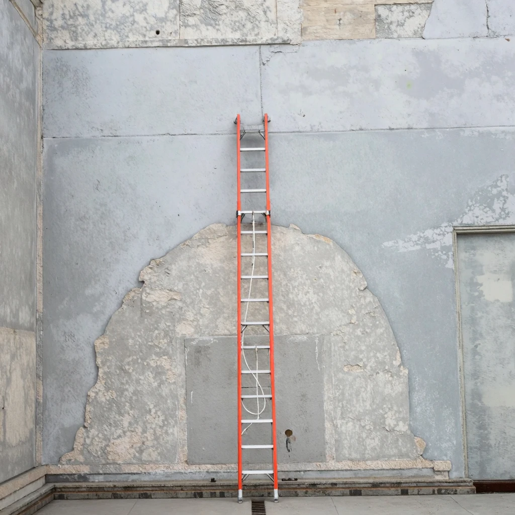 

The Two-in-one Ladder For Electrical Use Is Insulated For Use By The Power Sector