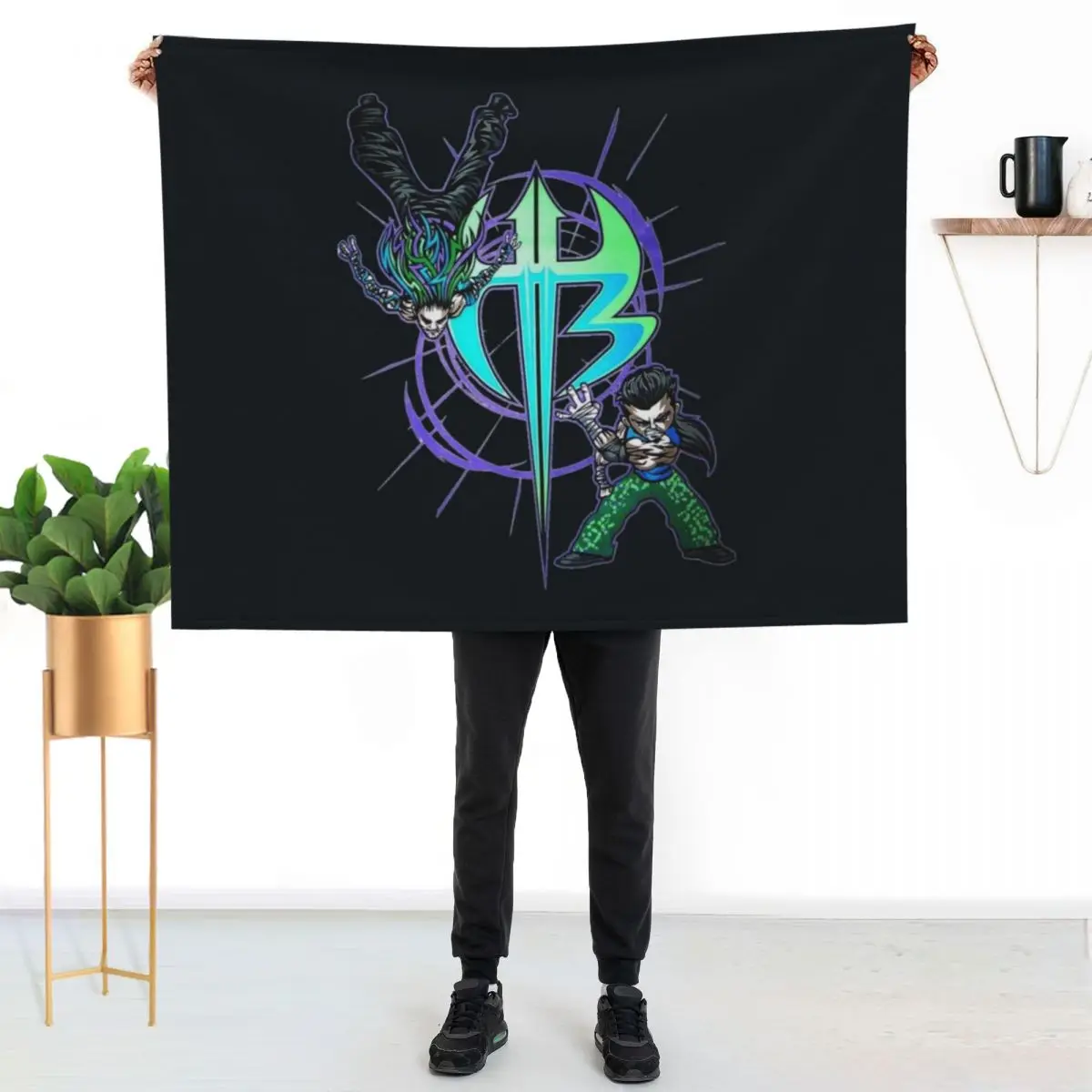 Hardy Boyz Throw Blanket Luxury Brand Thermals For Travel Travel Thin Soft Big Thins Blankets