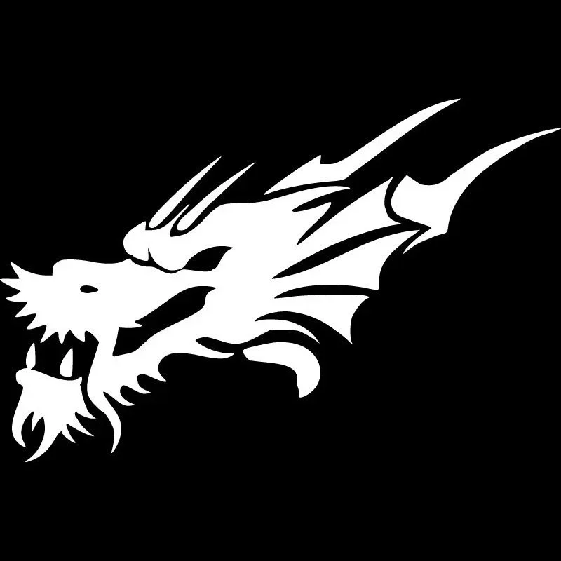 Car Stickers Classic Personality Leading Pattern PVC Car Decoration Accessories Decals Creative Waterproof Black/white,31cm*20cm