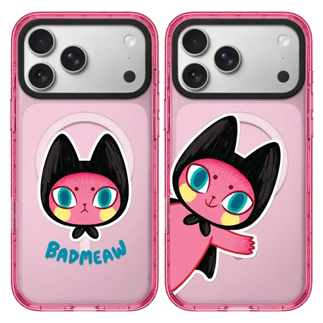 6030711 Pink Acrylic Magnetic Case: Compatible with IPhone 17 16 15 14 13 12 Pro Max 17 Air