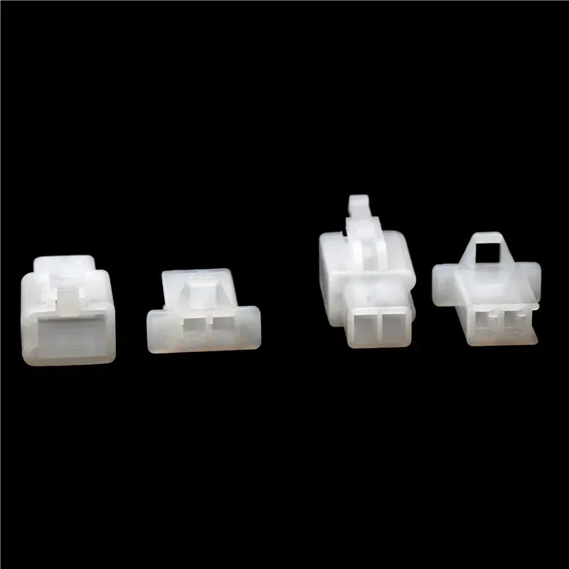 60pcs 10set Car Electrical 2.8mm 2 Pin Wire Terminal Connector Fixed Hook Male Female Terminals Pin Automotive Connector