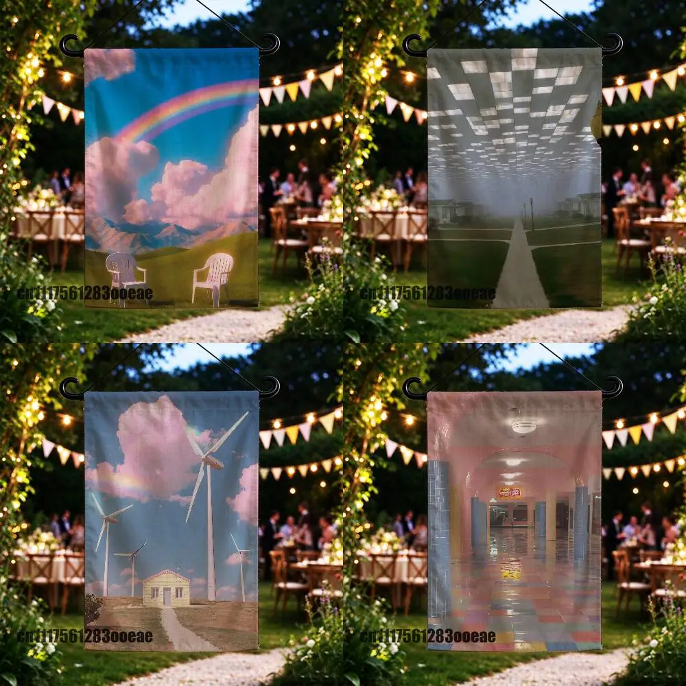 For Dreamcore Garden Flag Custom Outdoor Home Advertising Cloth Decoration Yard Banner Flags