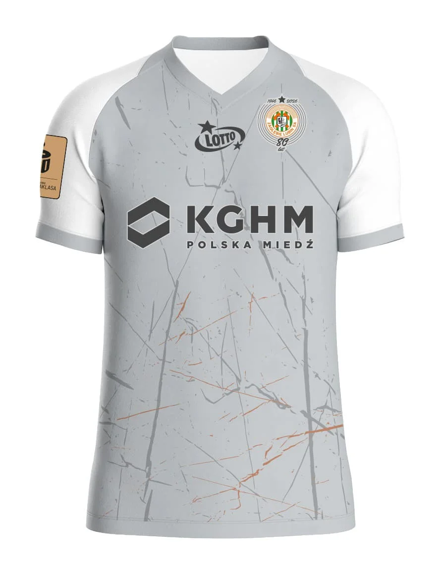 New Arrivals Zagłębie Lubin Poland Football Jersey 27/26 Breathable Polish Mens TShirt 3D KID Sports Family Fans Footy Jersey
