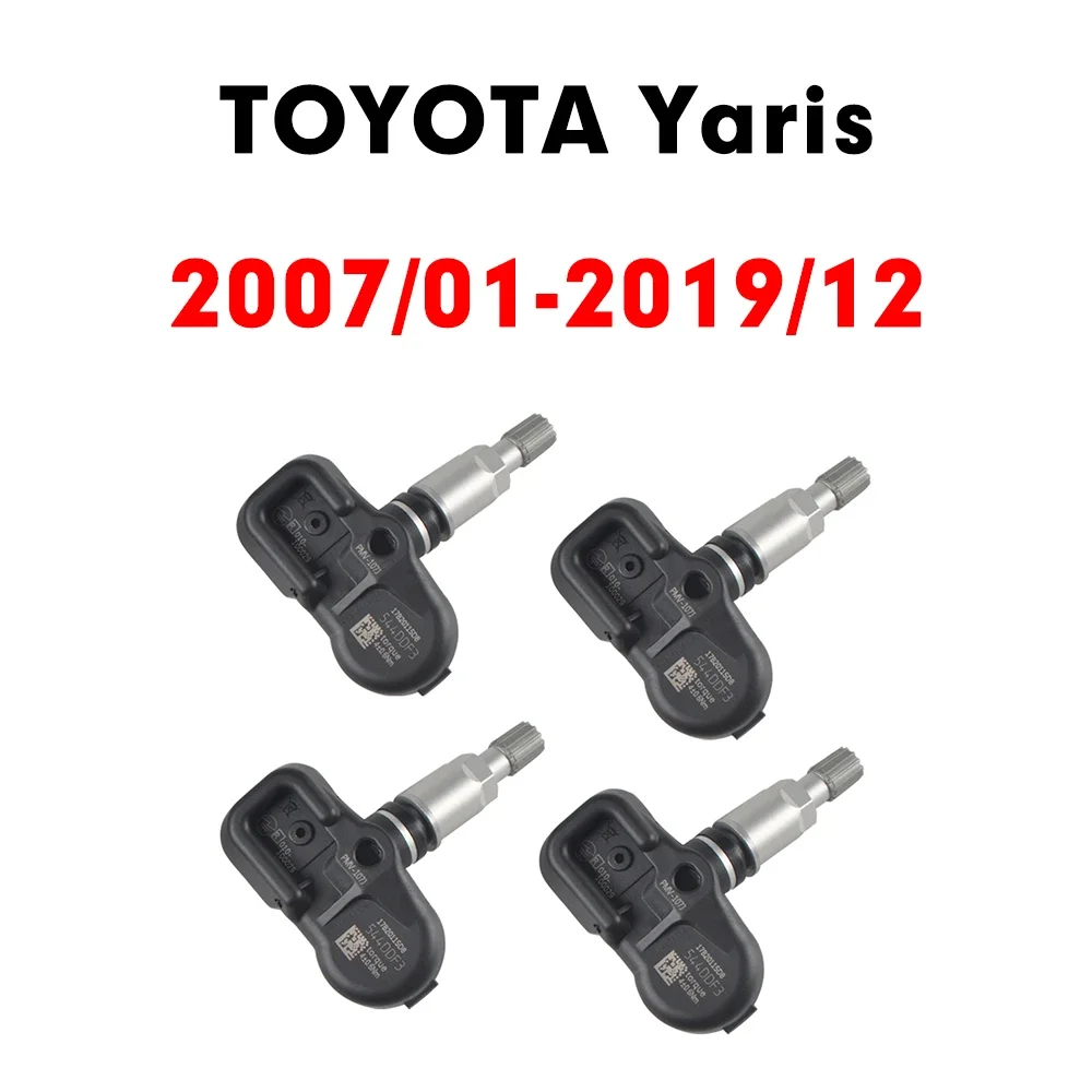 

Tire Pressure Sensor Monitoring System For TOYOTA Yaris (2007-2019) TPMS 315MHz PMV-107J/C010 4260733011 4260706020