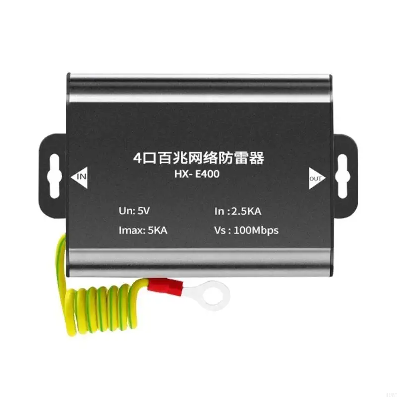 Reliable Voltages Suppression Ethernet Protector Guard For Outdoor Use