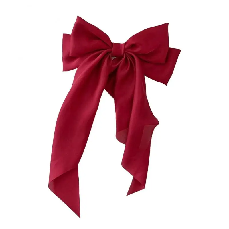 Bow Ribbon Multi Color Options Sturdy And Durable Manual Bow Knot Hair Accessories Applicable To Multiple Scenarios Hairpin