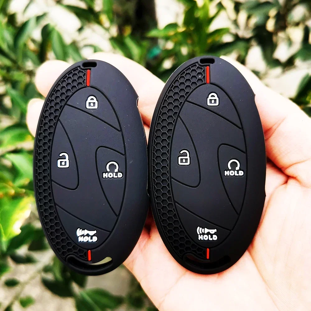 

Silicone Key Case Key Fob Cover for Hyundai 24 Kona N-Line, 2024 Elantra SEL 5/7 Button 2023 IONIQ Interior Accessories