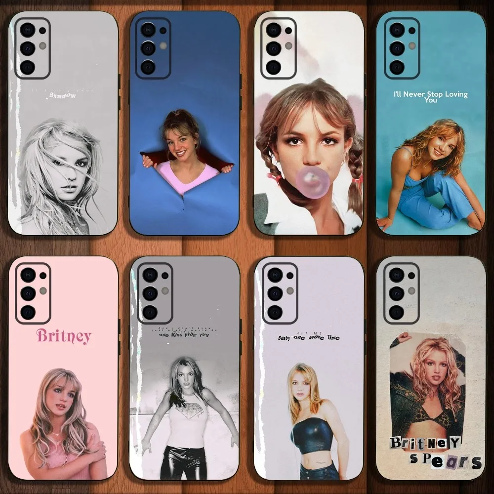 

Singer B-Britney-S Spears Phone Case For Samsung S24,S21,S22,S23,S30,Ultra,S20,Plus,Fe,Lite,Note,10,9,5G Black Soft Cover