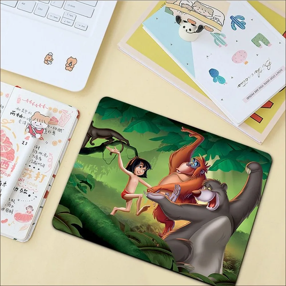 Disney The Jungle Book Mousepad Custom Skin Desktop Desk Mat Kawaii Gaming Accessories Students Writing Pad Padmouse DeskPlayMat