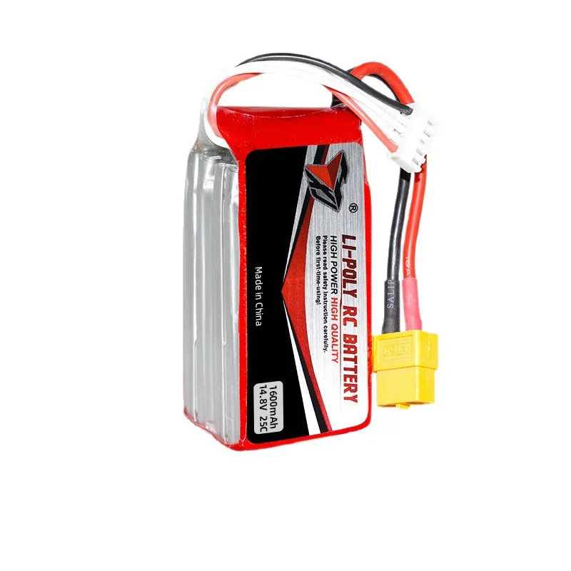 903462 14.8V 4S1P 25C Polymer High-Rate Lithium Battery for Model Aircraft Quadcopter Battery Rechargeable with XT60/T/XT30 Plug