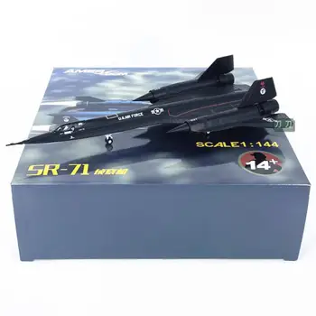 1:144比例合金壓鑄美國SR-71黑鳥偵察機超音速飛機模型經典靜態收藏禮品 12 最佳銷售 SR71黑鳥 - №10