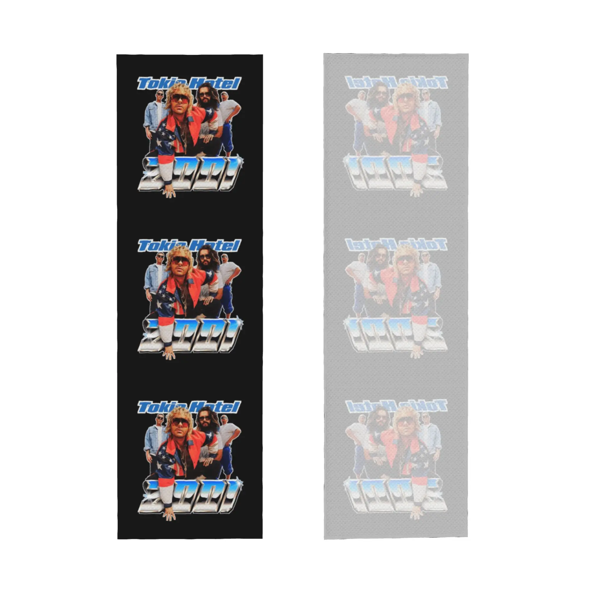 Tokio Hotels Heavy Metal Pop Rock Cold Exercise Towel  Yoga And Fitness Running Outdoor Activities Travelling Camping Towels