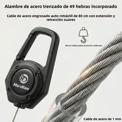 Tijeras de pesca Huidiao – Inox con titanio, cortador PE y pinza