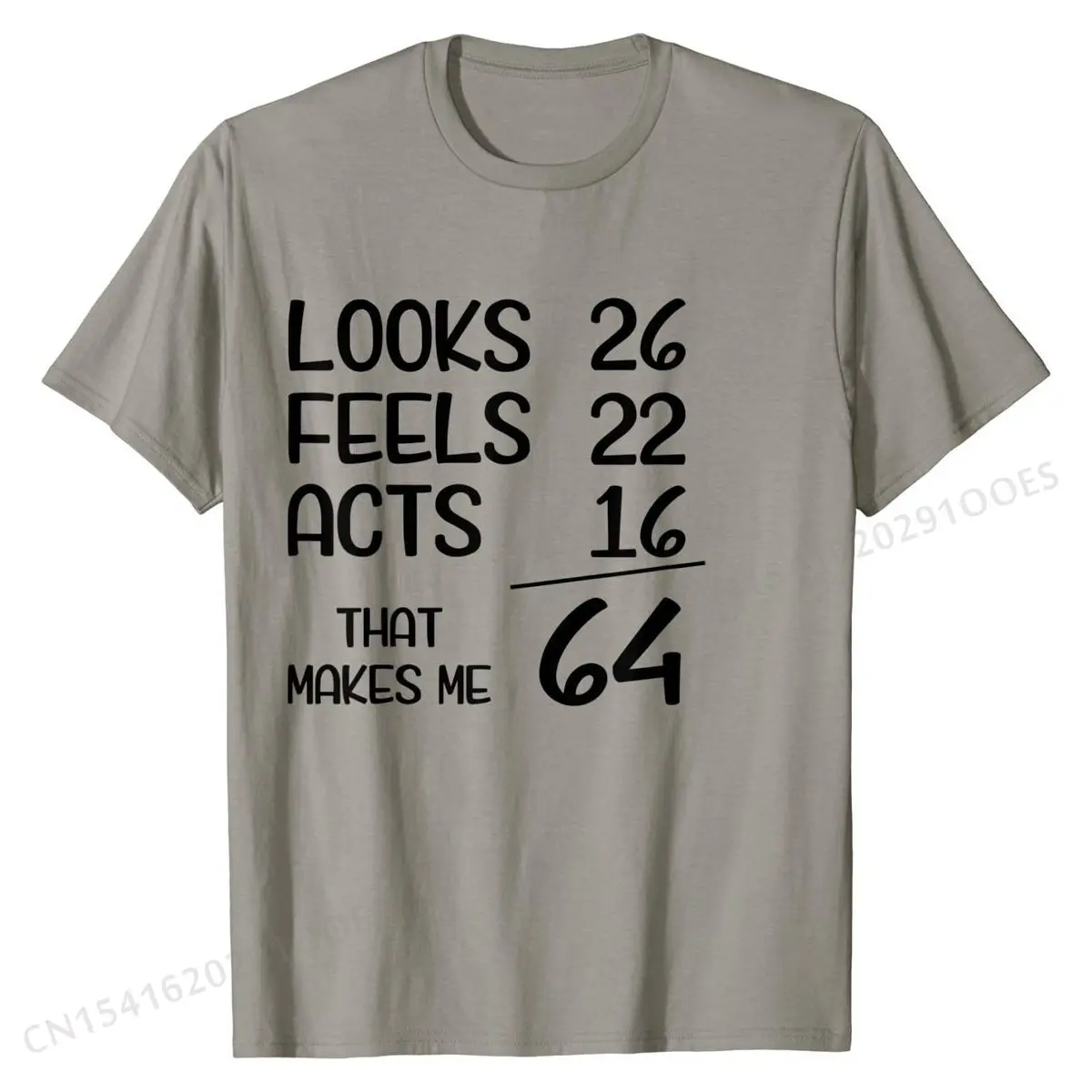 Funny 64th Birthday Gift 64 Years old Born in 1956 T-Shirt Casual Top T-shirts Tees for Men Company Cotton Summer Tshirts