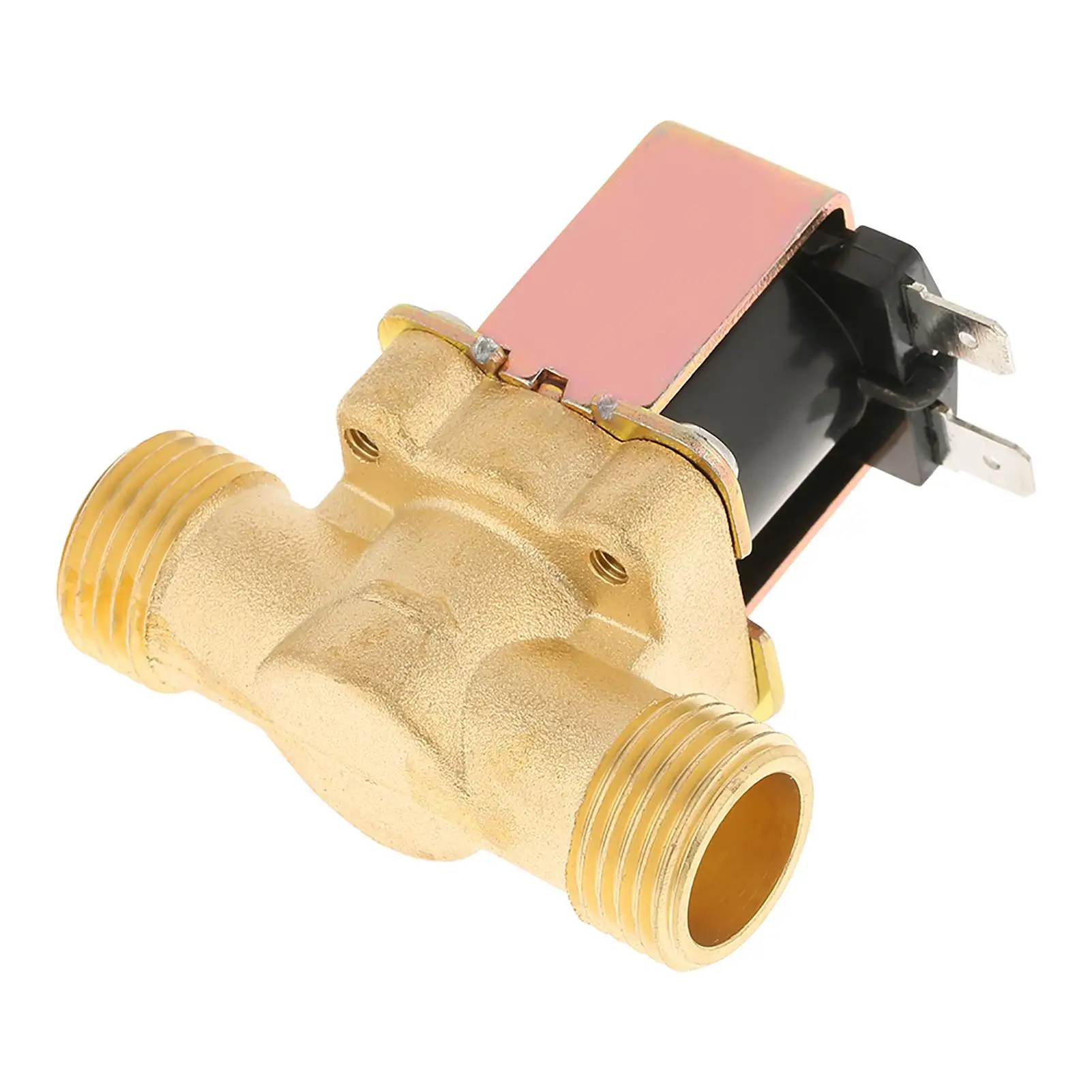 

12V DC Normally Closed Brass Solenoid Valve 1/2 for water Control - Electric for water Flow Control Valve