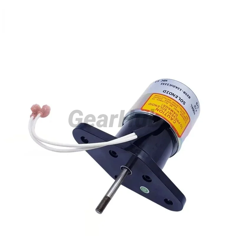 For Woodward stall solenoid valve 0250-12A2UC11S1 Flame extinguisher switch 0306-5465 Parking Oil cut-off valve Excavator Parts