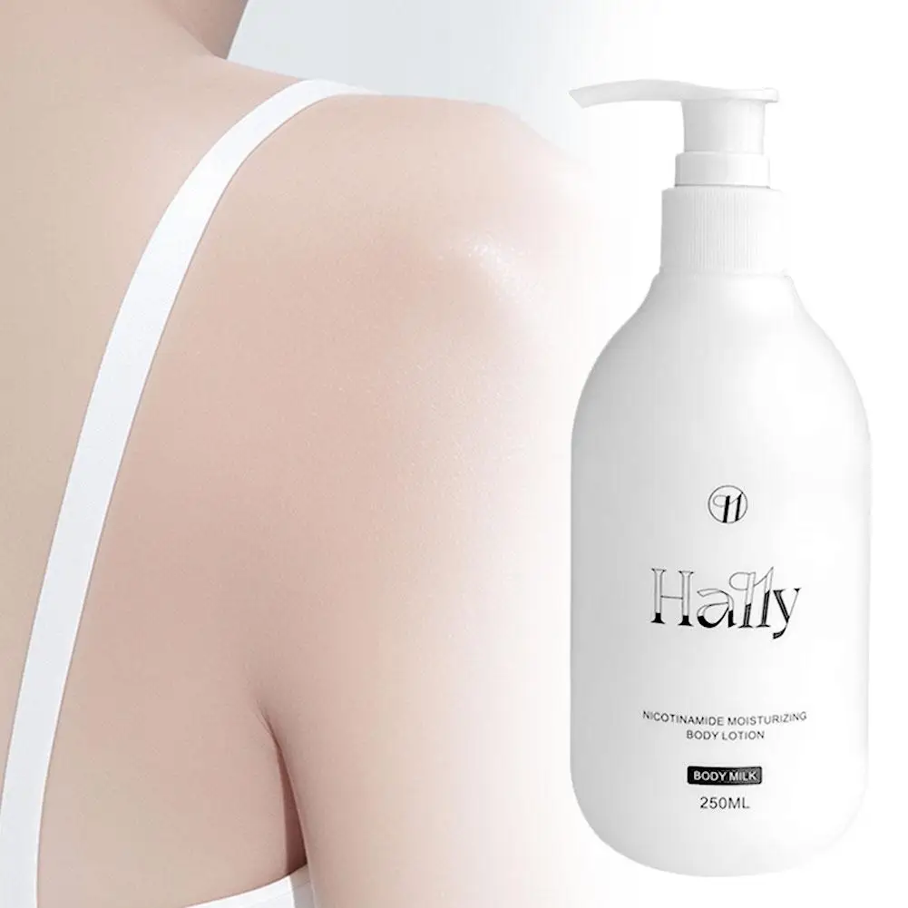250 ml zur Entfernung dunkler Flecken, ultra-feuchtigkeitsspendende Körpercreme, Nicotinamid, aufhellende Körperlotion, nährende, feuchtigkeitsspendende Hautlotion