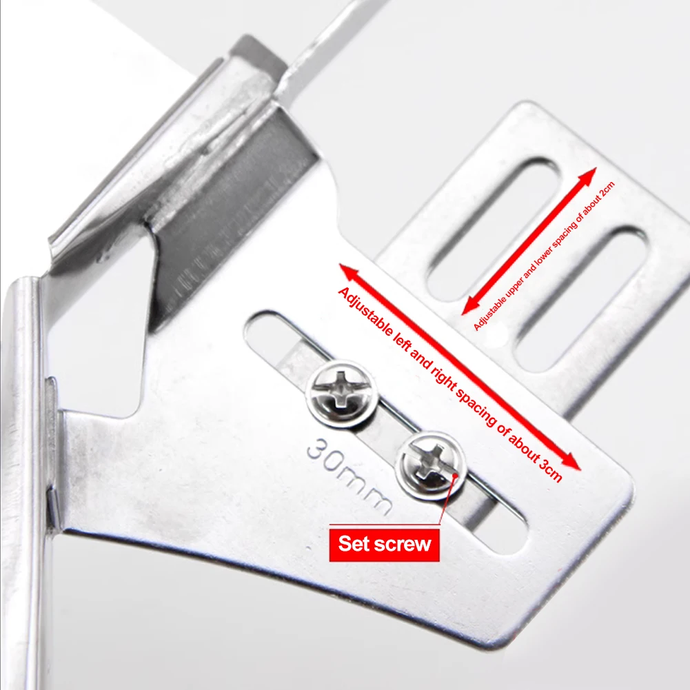 شقة آلة الخياطة الموثق الملحقات ، آلة الخياطة المنزلية ، مزدوجة أضعاف ، زاوية الموثق مرفق ، متفوقا أضعاف ، الشباك جهاز #5