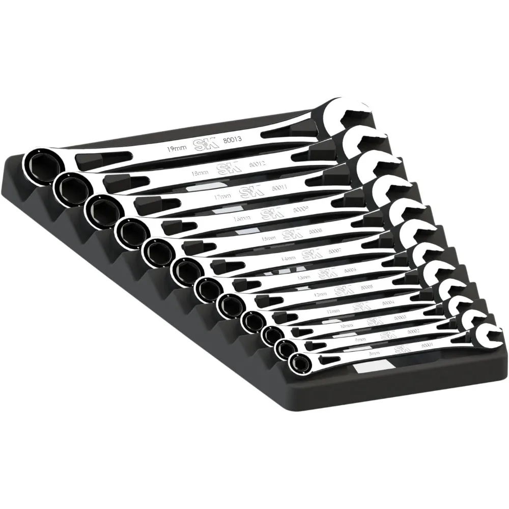 

Tools USA 12 Piece, 6 Point, Metric -Frame® Combination Ratcheting Wrench Set | 80019 - Hot Sale