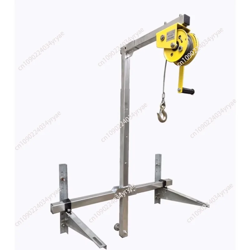 

Outside Installation Lifting Tool Crane Air Conditioning Folding Self-locking Manual Winch Assembly Air Conditioner