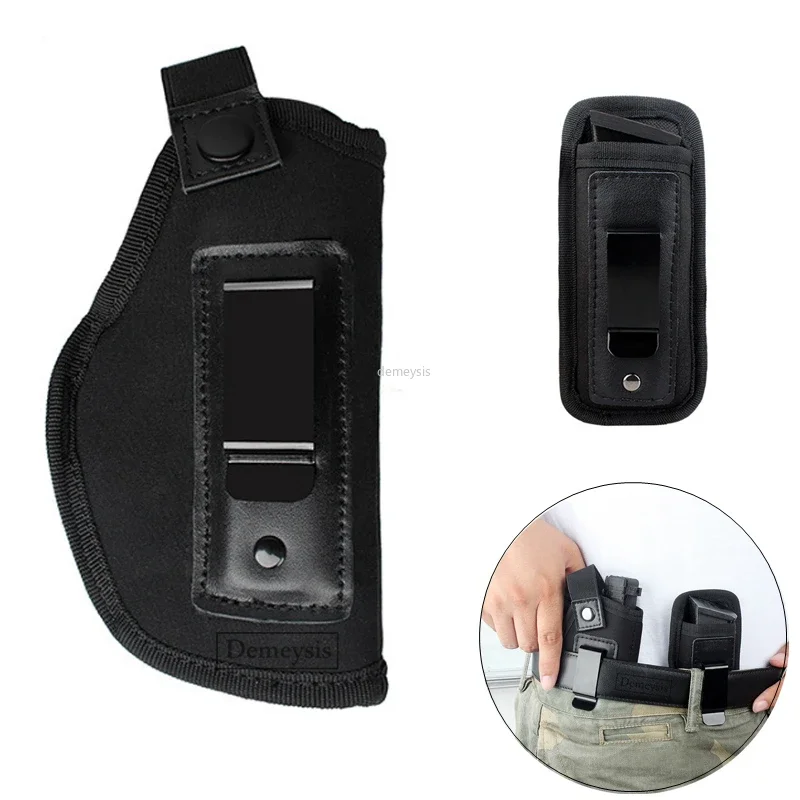 Universal Concealed Carry Gun Holster with Magazine Pouch Neoprene Pistol Pouch for S&W M&P Shield 9/40 1911 XDS Taurus Glock