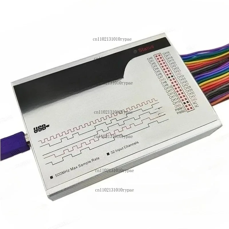 2 USB Logic Analyzer 500MHz Max Sample Rate 32 Channels Debug tool, English software