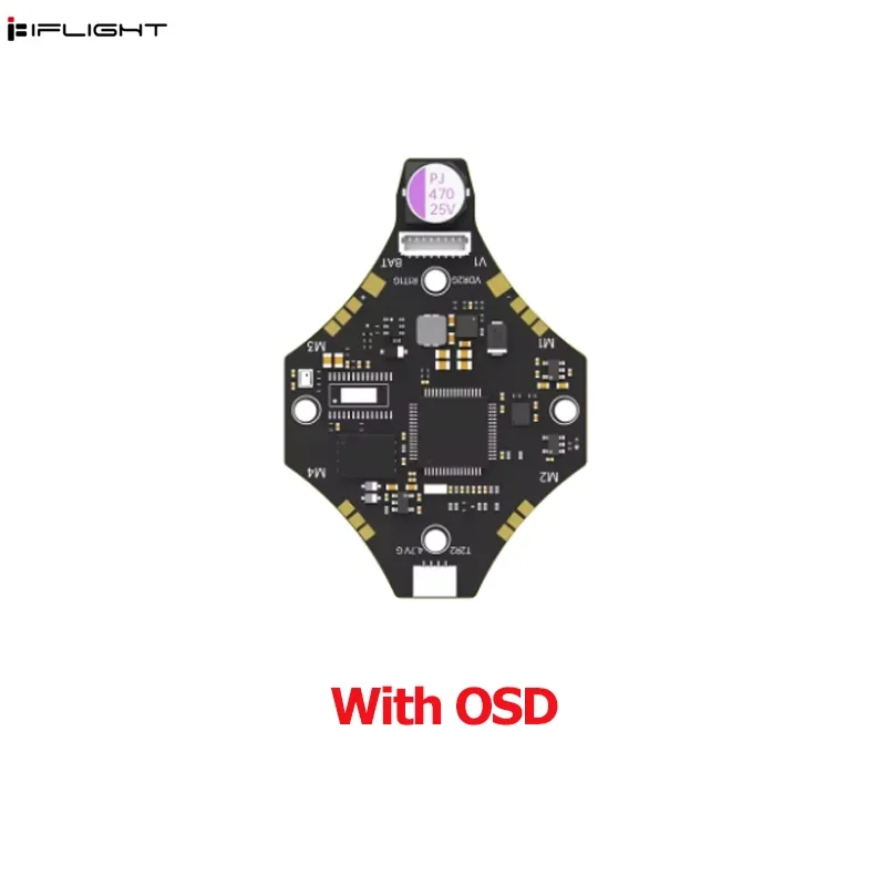 iFlight BLITZ Defender 25 F7 AIO HD التحكم في الطيران 20A ESC 2-6S مع فتحات تركيب 25.5*25.5 مللي متر لأجزاء FPV