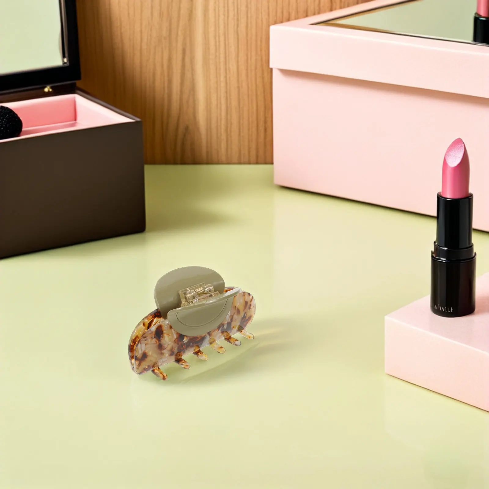 

Большая пластиковая заколка-краб для волос под черепаховый панцирь, французская заколка-зажим с нескользящим захватом для густых длинных волос, для офисной укладки и причесок-пучков