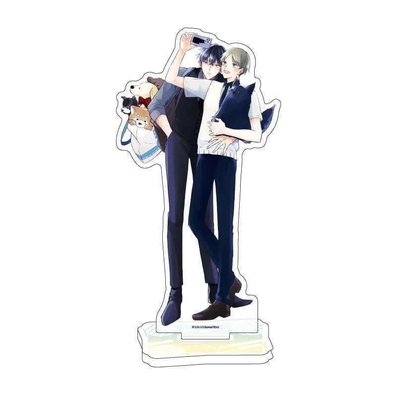 Gal-kun's Love Will Surely BL Acrylic Standee Anime Character Figures, Stylish Design, Desk Display, Collectible Gift for Fans