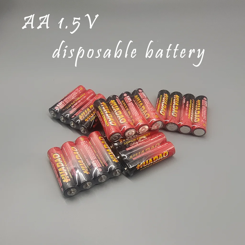 بطارية قلوية يمكن التخلص منها AA |   أداء مستقر 1.5 فولت مناسب لأضواء LED/آلات الحاسبة/جهاز التحكم عن بعد