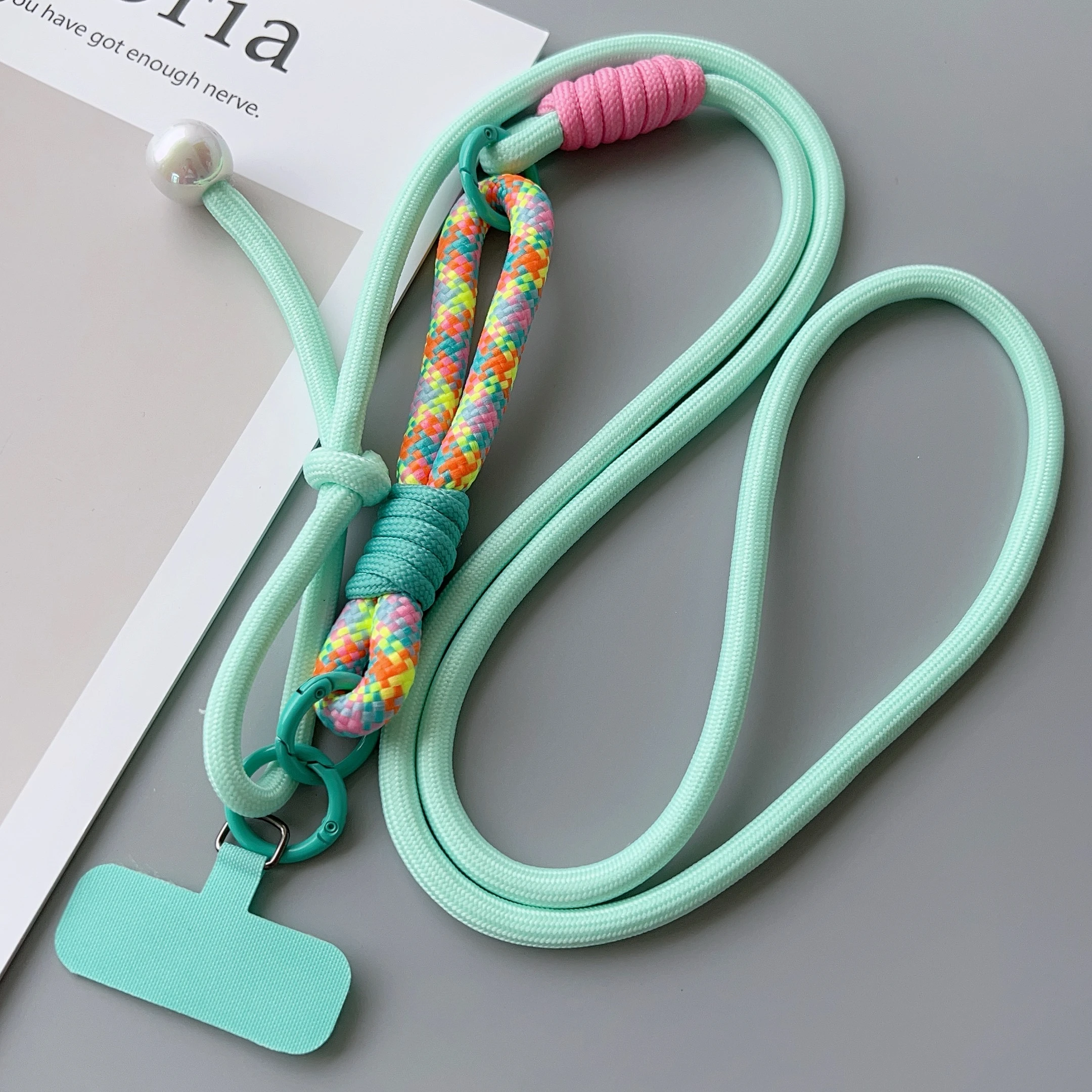 Simple Two-in-one Mobile Phone Lanyard