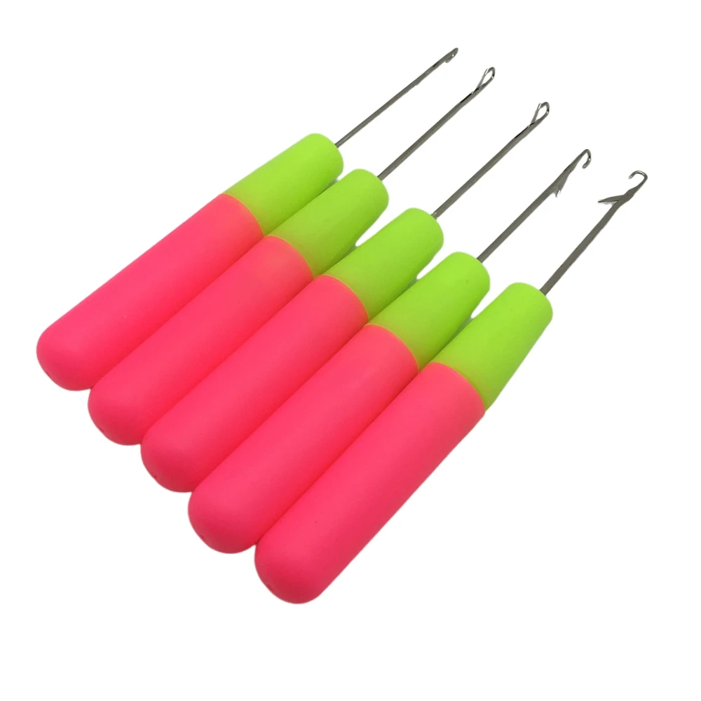 

5 pieces 3.8mm purple Latch Hook Crochet Needle Dread-lock Knitt Hair Crochet Needle Hook Hair Weaving