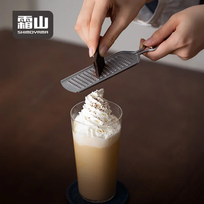 

SHIMOYAMA Cheese Cutter Slicer Handheld Fine Citrus Kitchen Grater Manual Premium 430 Stainless Steel Durable Dishwasher Safe