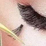 Pinzette antiscivolo in acciaio inossidabile Pinzette per estensione ciglia per trucco nero Clip ad alta precisione per strumento per salone di bellezza per donna sopracciglio