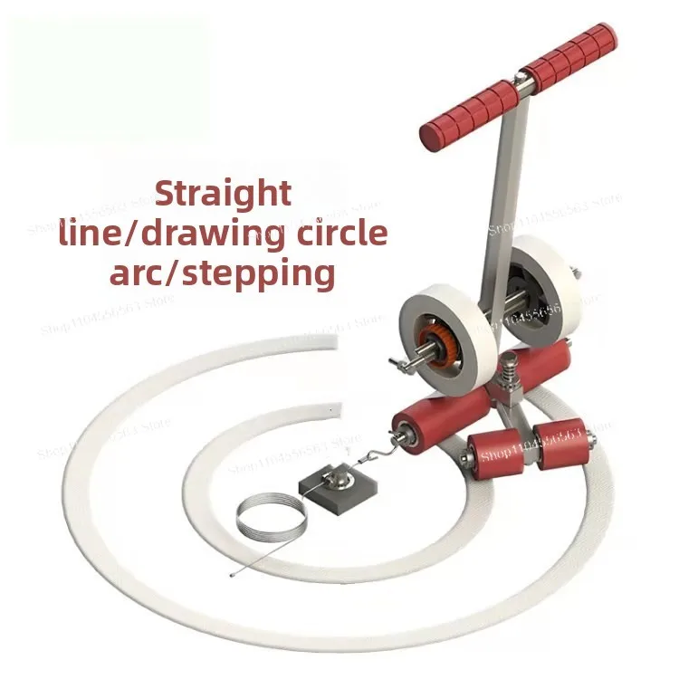 Magic Line Tape Applicator for Courts & Parking - Circle Drawer Masking Tape Machine for Basketball Badminton  Parking Spaces