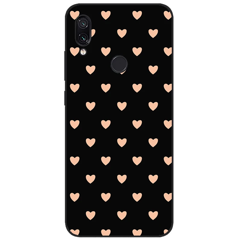 をxiaomi redmi注7ケースシリコン塗装xiaomi redmi注7用ソフトtpuケース6.3インチfundas coque redmi注7プロケース