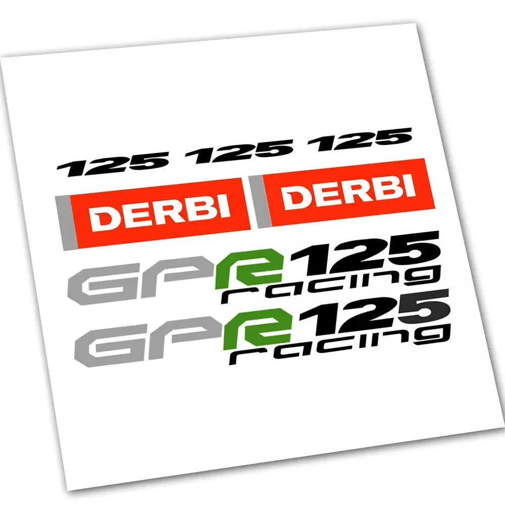 For Derbi gpr 125 Replica Decals / Stickers Kit Tuning Vinyl GPR Racing